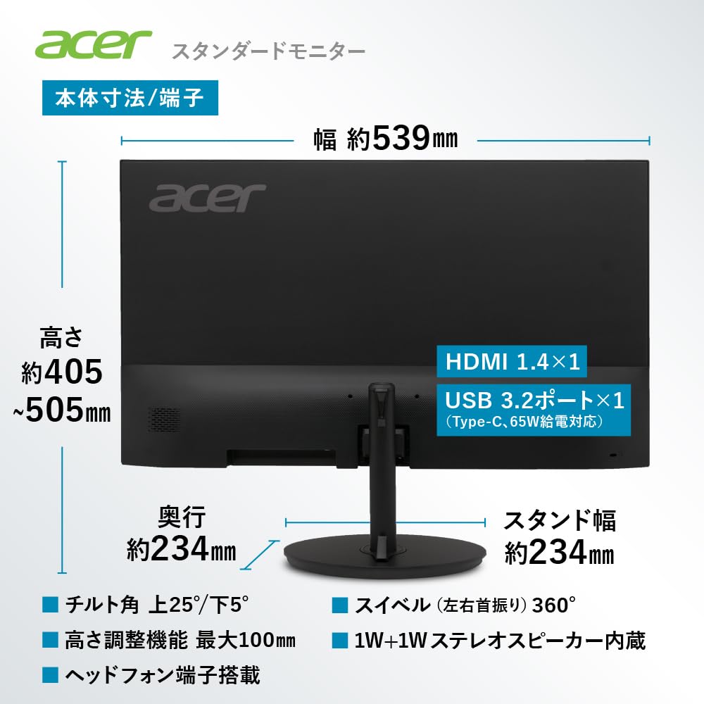 Amazon.co.jp: Acer 日本エイサー: Acerモニター