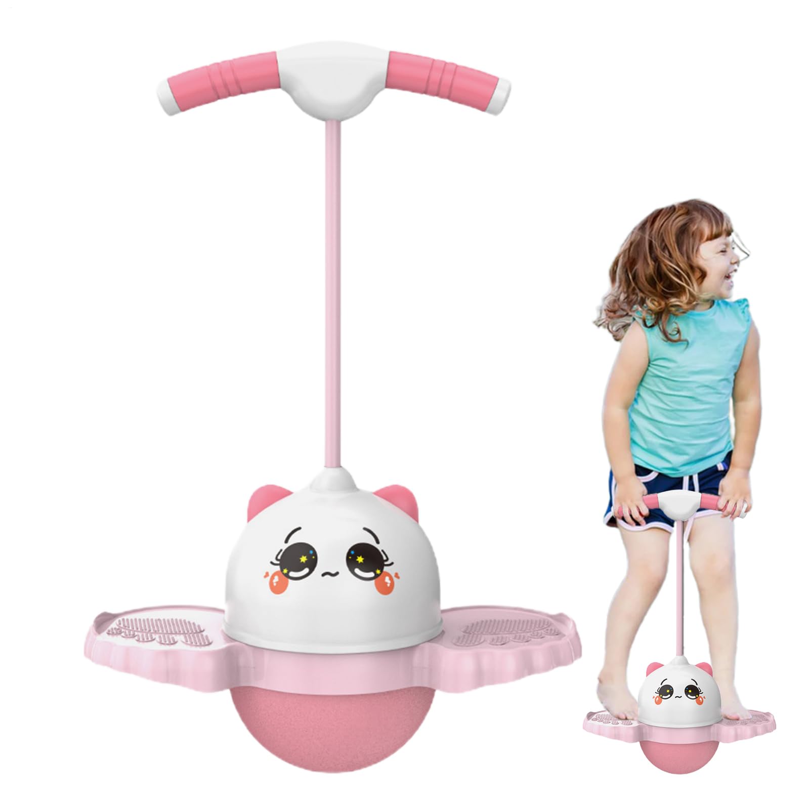 Bouncy Balls For Kids- Kids Fitness Exercise Bouncing Ball, Animal Theme Jumping Toy For Boys Girls Adult Indoor Outdoor Play Fun Exercise Ball Workout Toy Home School Playground Parties