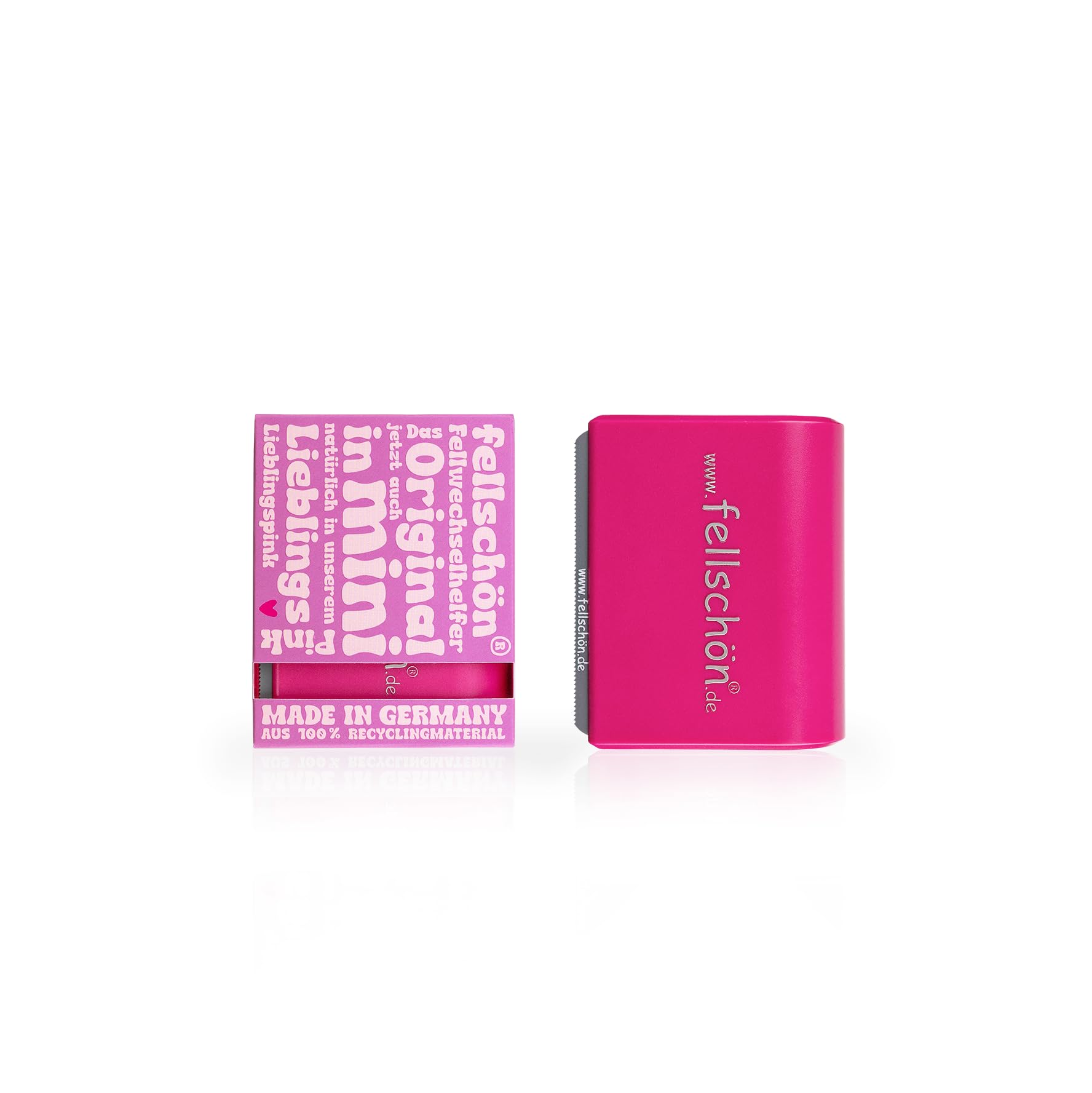 fellschön® mini Fellwechselhelfer Lieblingspink 100% Recyclingmaterial
