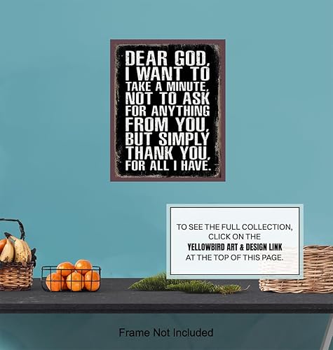 Miniatura 6 de Religious Wall Art For Men 11x14 - Christian Quotes Wall Decor - Bible Verse Wall Decor - Christian Gifts for Men - Catholic Gifts - Scripture Wall
