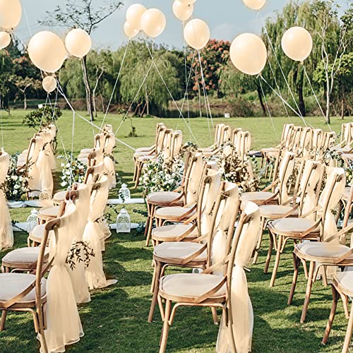 Tende per archi nuziali, in tessuto chiffon