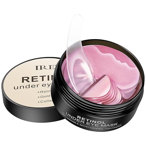 Miniatura 1 de Parches debajo de los ojos para ojos hinchados ojeras  30 pares de almohadillas de gel de ojos de colágeno de retinol, reducen las arrugas, bolsas