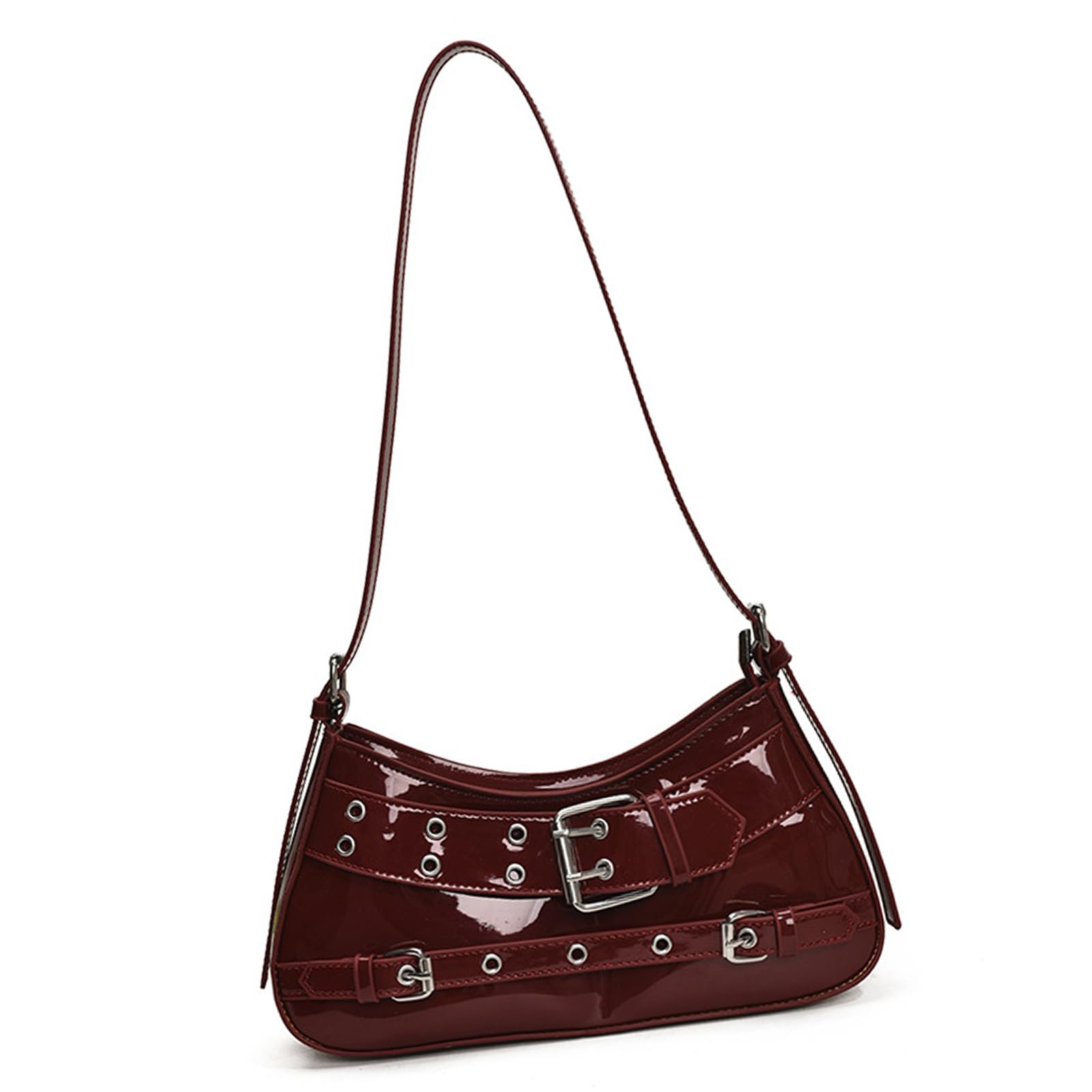 CAZSTYK Shoulder Bag Trendy Crossbody Bag Armpit PU Leather Handbag Korean Styles Underarm for Daily Commuting Pu Leather Crossbody for Women