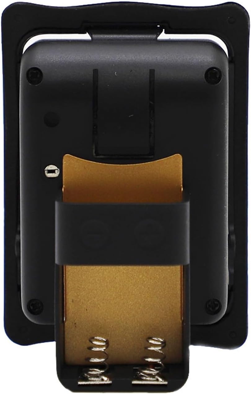 Back view of the WOMELF 4-Band EQ Preamp showing battery compartment