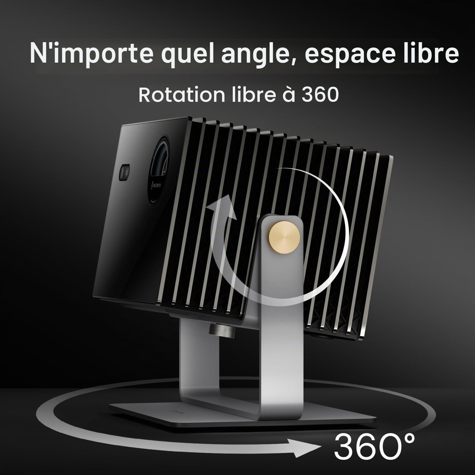 Valerion Support de cardan de bureau pour série VisionMaster et StreamMaster, réglable à 360° horizontal et vertical