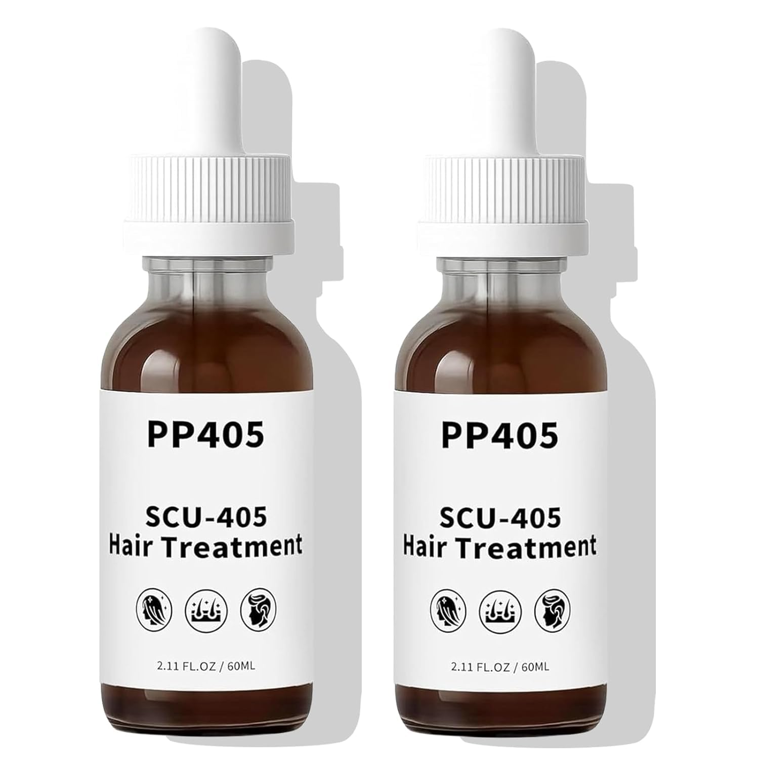 PP405 Olej odżywczy do włosów | Serum do przerzedzania włosów | Szybka absorbująca nietłusta formuła | Dla kobiet i mężczyzn,2PCS