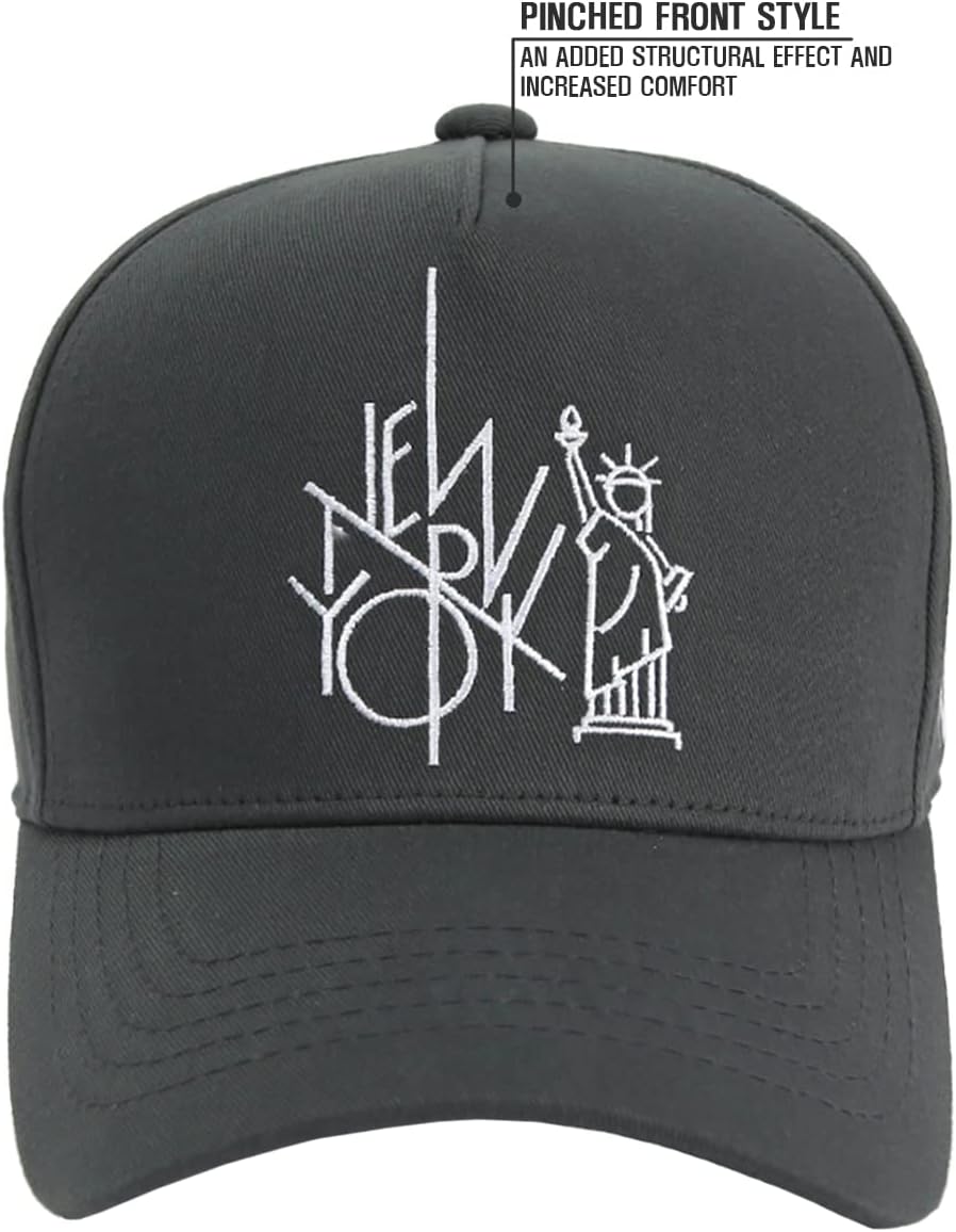 FLIPPER NYC New York City Embroidered Baseball Cap – Premium Cotton Adjustable Trucker Hat for Men & Women
