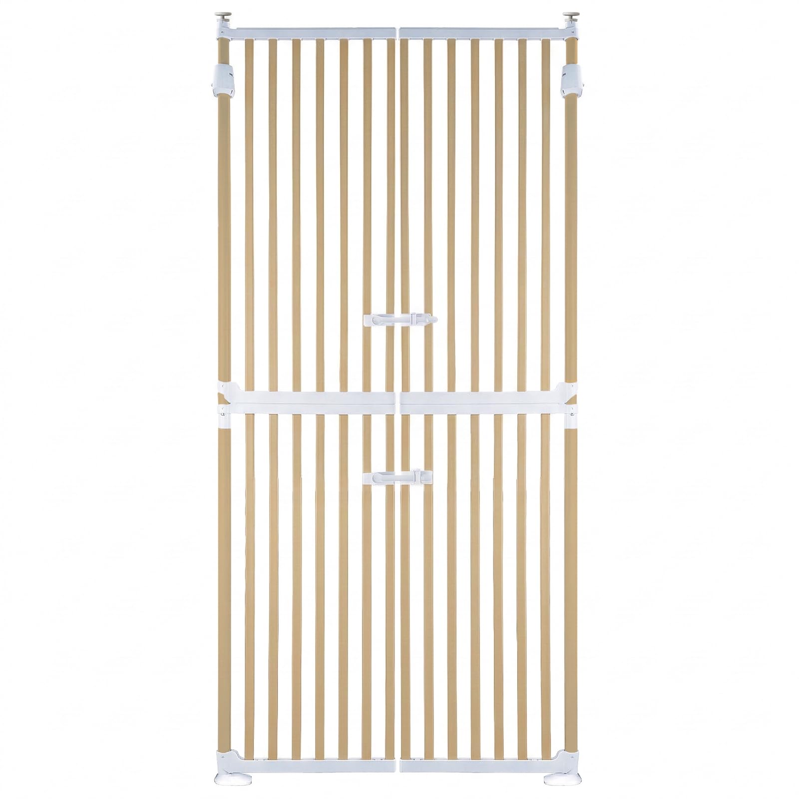 Tenzo-R Absperrgitter Treppenschutzgitter Beige 86-96cm 180cm Hoch