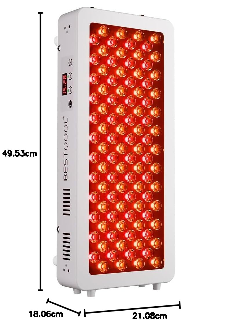 BestQool Red Light Panel 4 Wellenlängen 100 LEDs Dual-Chip 170 W modulares Design