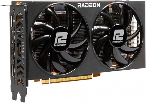 PowerColor Fighter AMD Radeon RX 6600 Graphics Card with 8GB GDDR6 Memory