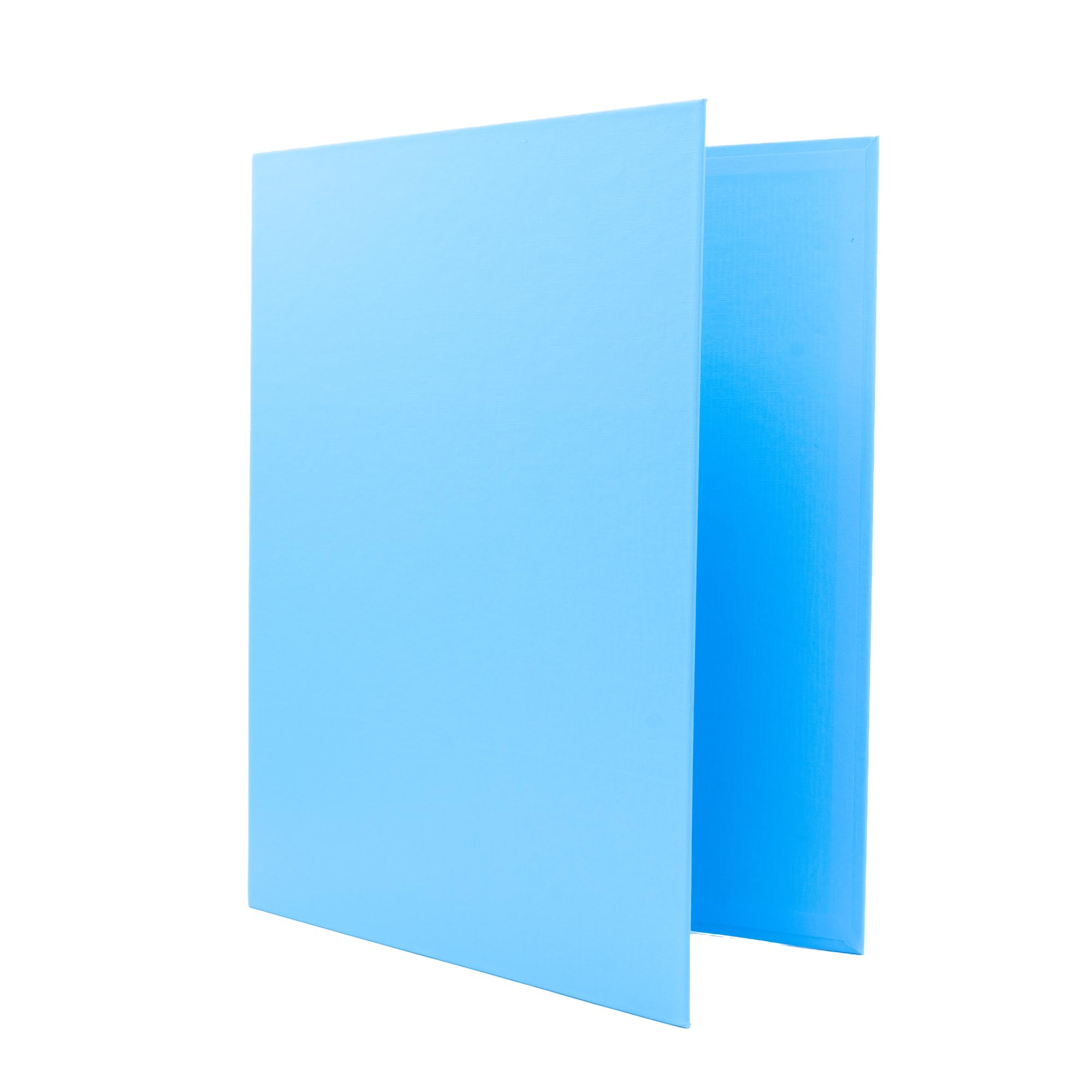 Raylu Paper® - 25mm 4 D-Ring Binder - A4 File Cabinet with Rings for Storing Documents, A4 Size 33.5cm High x 26cm Wide and 4cm Thick Spine (Light Blue)