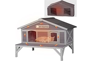 GUTINNEEN Outdoor Cat House: The Ultimate Shelter for Feral Cats in Winter