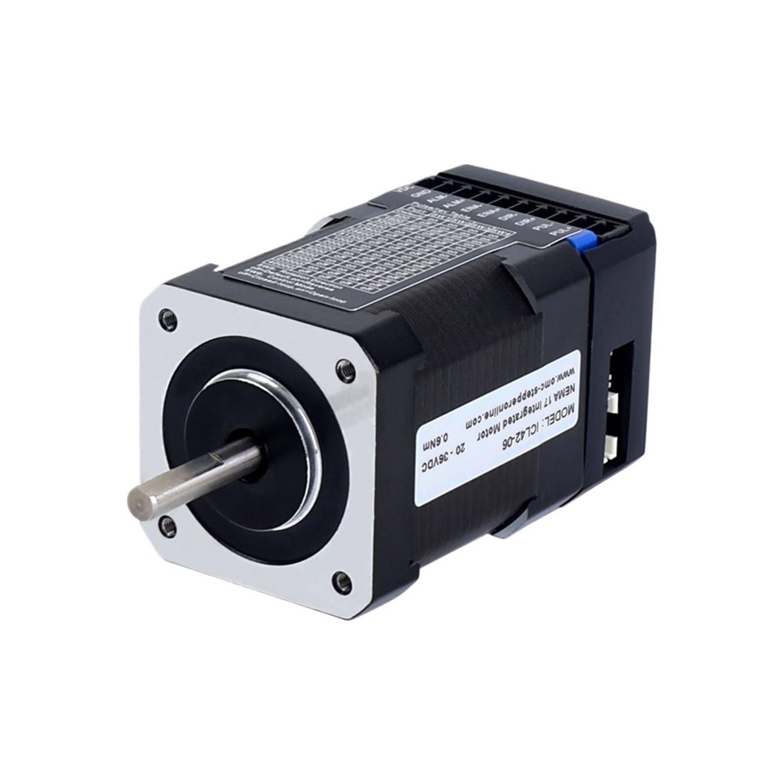Motore passo-passo a circuito chiuso integrato 0,6 Nm (85 oz.in) 20-36 V DC con encoder a 14 bit 1 pezzo