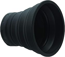 KUVRD - Universal Lens Hood - Fits 99% of Lenses, Holds 99% of Circular Filters, Fits 72-112mm, Single - (Medium)