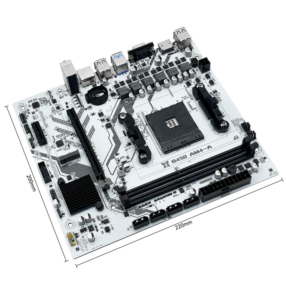 Fangxuee For MACHINIST B450 Motherboard Supports Ryzen 5500 5600