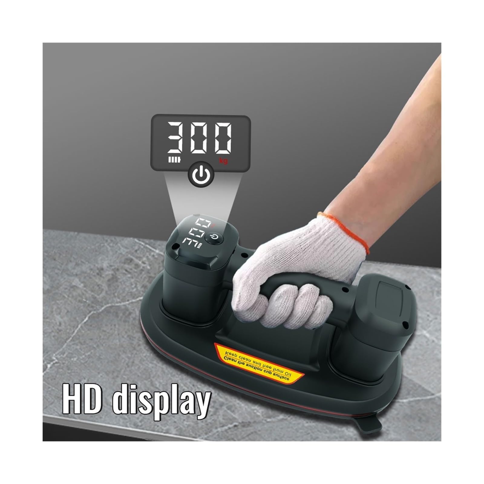 Ventosas, Ventosa De Adsorción Al Vacío 300 Kg. Succionadora Potencia Doble Motor P9. Forma Ovalada. Carga Por USB. Mueve Azulejos, Granito, Etc