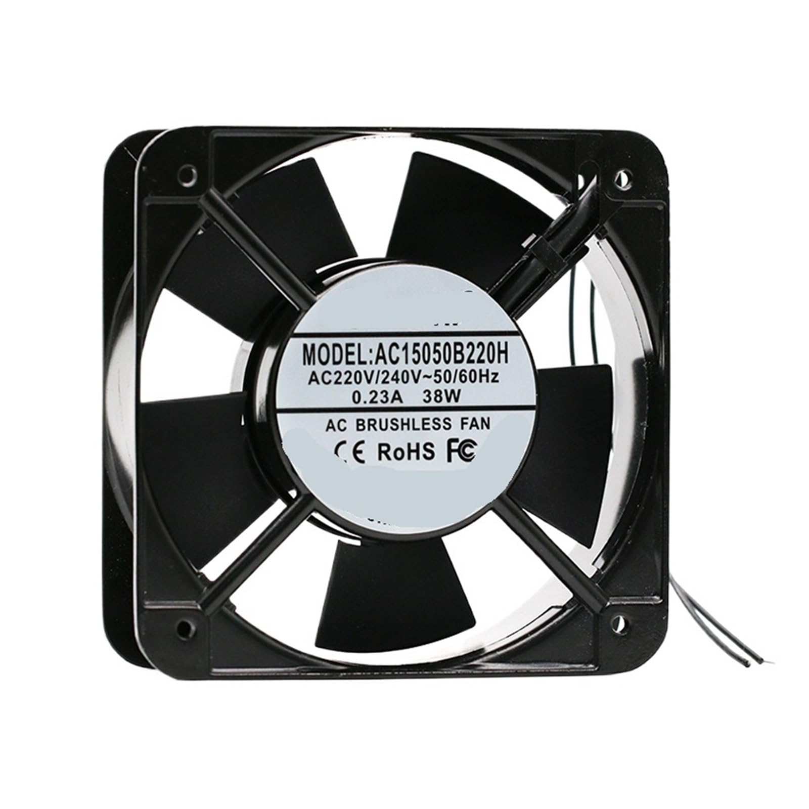YUSKICCNE Double Ball 150x150x50mm AC 220V 150mm Fan