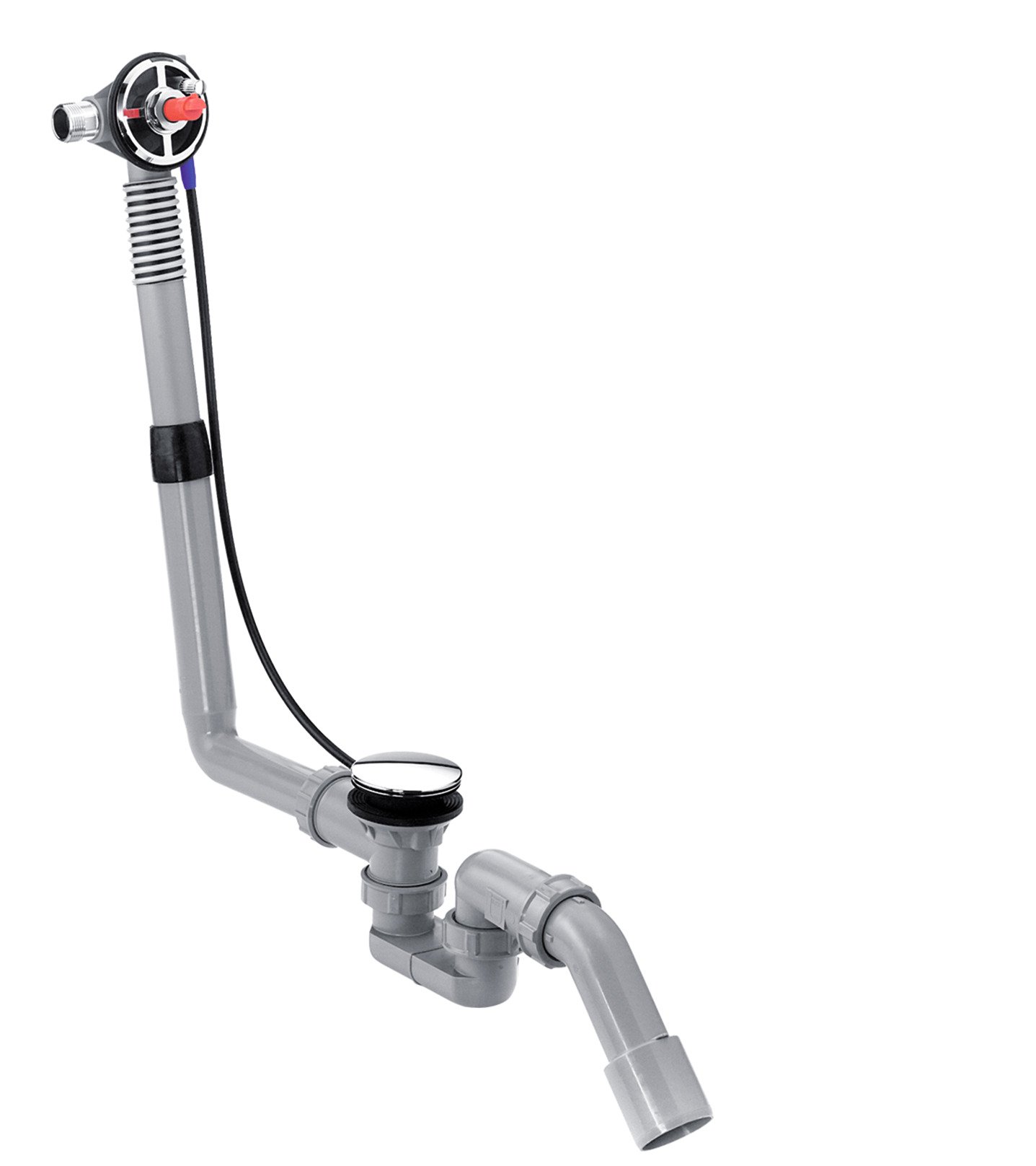 Hansgrohe Multi-Color Basic Set For Exafill S Bath Filler With Waste And Overflow Set, Standard Bathtubs