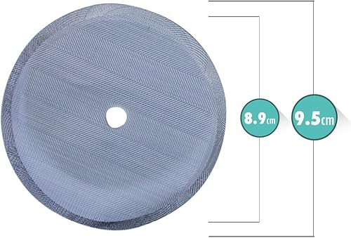 Miniatura 2 de MIRA - Filtros de prensa francesa de acero inoxidable, juego de 3, se adapta a la mayoría de prensas francesas de 34 onzas