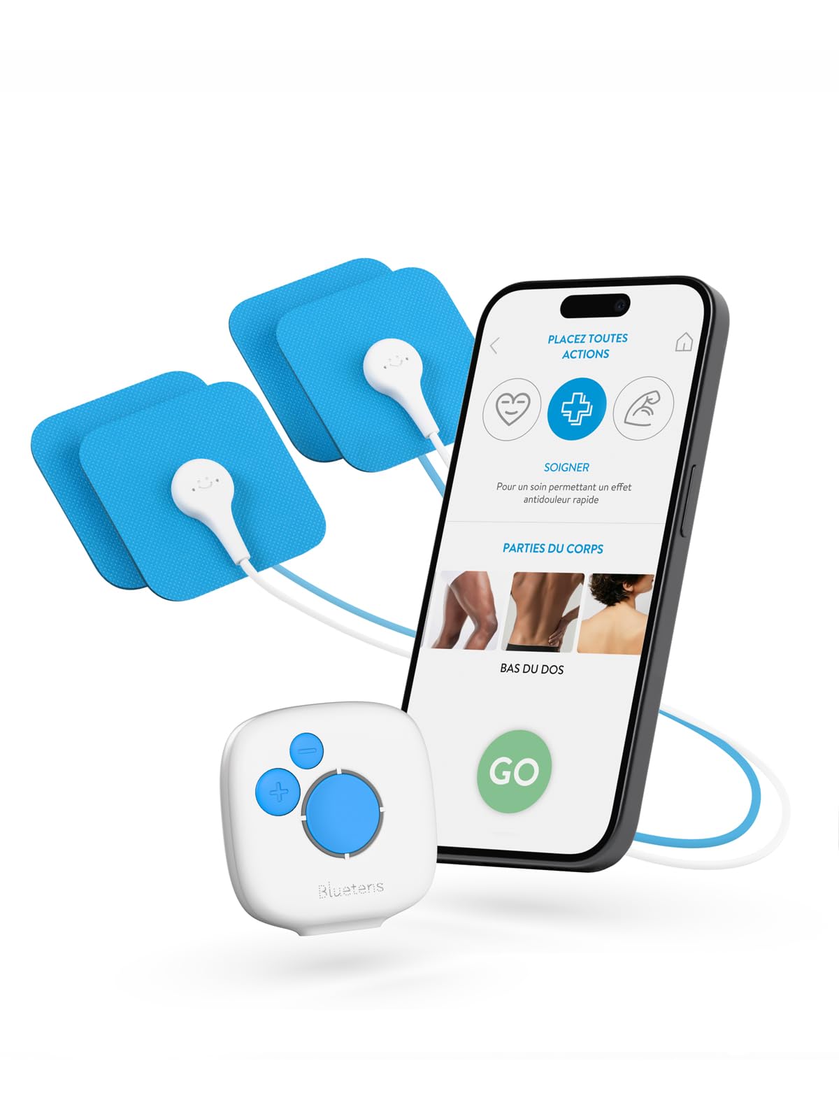 Bluetens Classic 2 Connected TENS/EMS Electrostimulator - Muscle Electrostimulation Device and Pain Relief for Therapy, Rehabilitation and Sports Massage through Electrostimulation-image-11