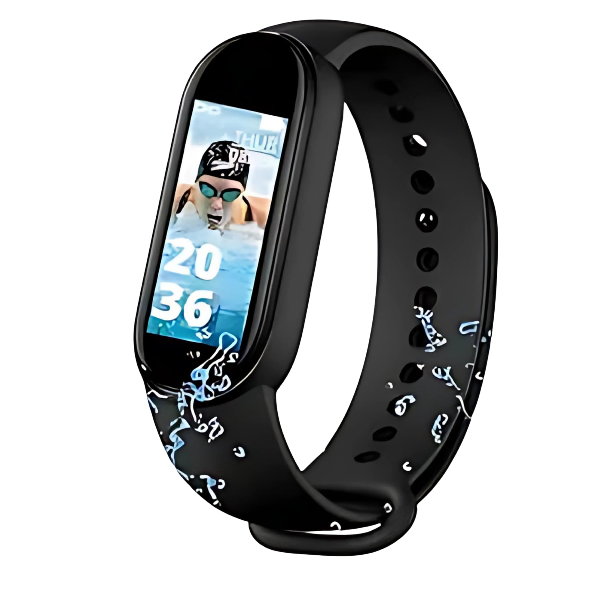 Lipzie [𝟏𝟐 𝐘𝐞𝐚𝐫𝐬 𝗪𝗮𝗿𝗿𝗮𝗻𝐭𝐲 Waterproof Activity Tracker with 24/7 Heart Rate Monitoring, Blood Pressure Sensor, Sleep Tracking, Calorie Burn Tracker & Multi-Sport Modes for Men & Women-image-1