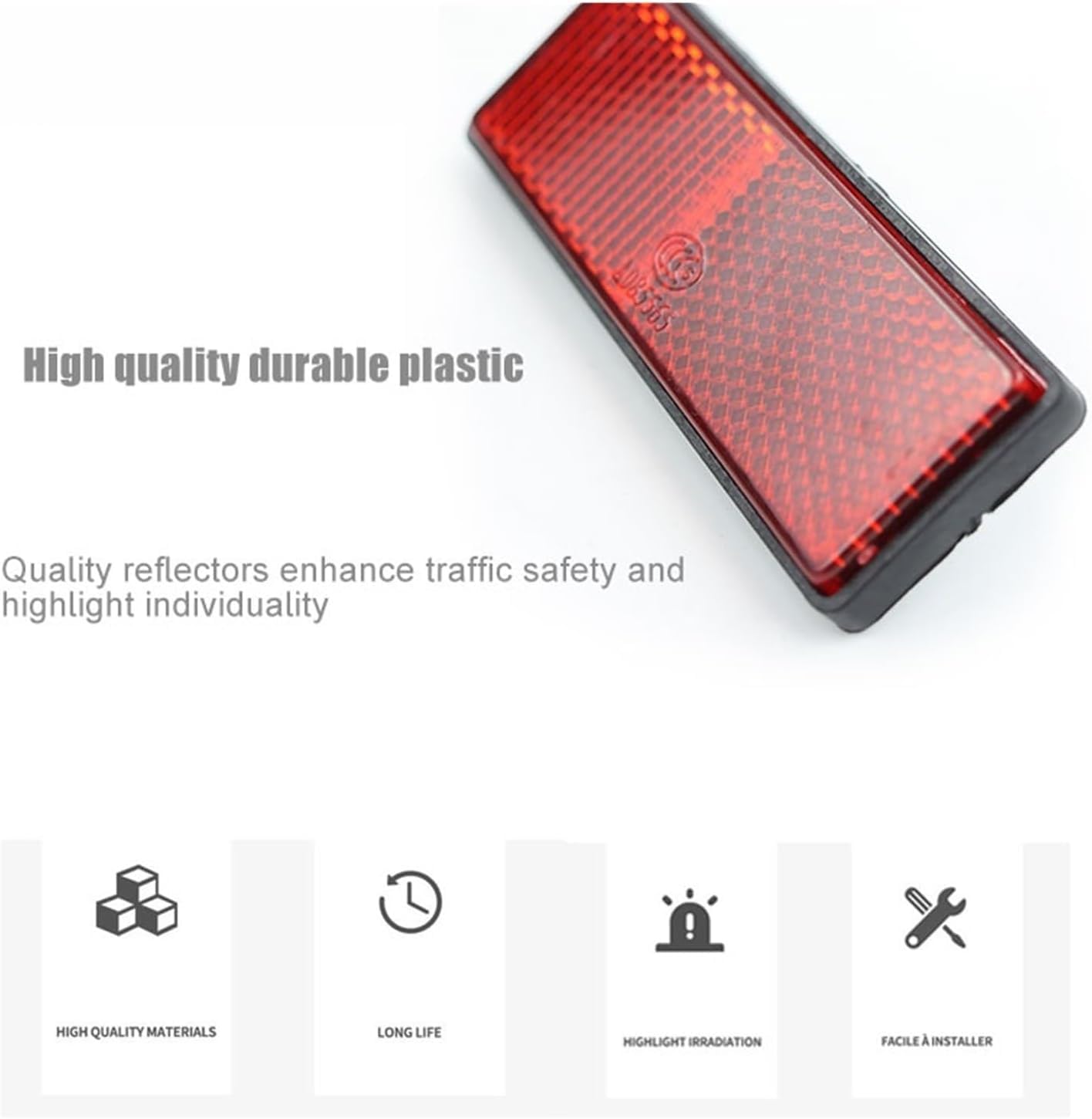 Luz de Freno Trasera Moto Para Most Pit Dirt Bike Motorcycle Reflector Reflective Stoplight Durable Tail Light Accessories Rears Tails Lights