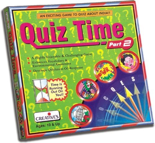 Creative'sQuiz Time Part-2 | Enhances Vocabulary Board Game | Quiz Game | STEM Games | Learning & Educational Board Game| Environmental Awareness for Ages 10 & Up