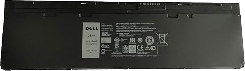 Miniatura 2 de DELL VFV59 52Wh 4-Cell Batería recargable estándar Li-ion para portátiles DELL Latitude E7250 E7240 Número de pieza alternativo VFV59 WD52H KWFFN