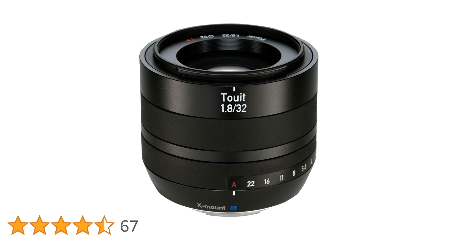 ZEISS / Touit 32mm F1.8 / Xマウント ZEISS Touit 32 mm f1,8 Fuji X-Mount : Carl Zeiss: Amazon.pl