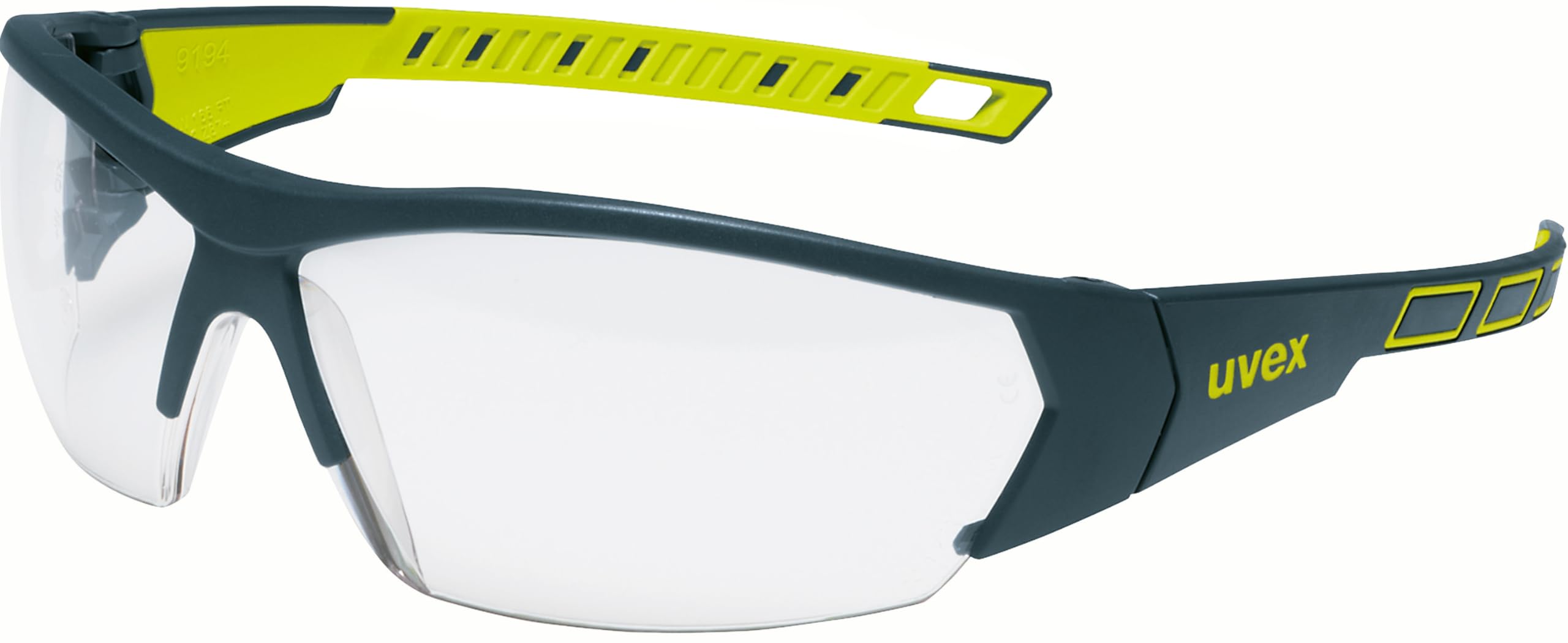 Uvex i-works okulary ochronne, ochronne z technologią supravision excellence, odporne na zarysowania i zaparowanie, ochrona UV400