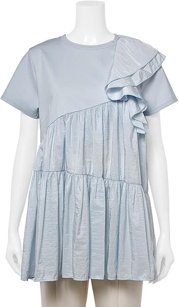 【日本製】芽風 センソユニコ 変形 ドレープ アシメ チュニック ポケット付 日本製】芽風 センソユニコ 変形 ドレープ アシメ チュニック