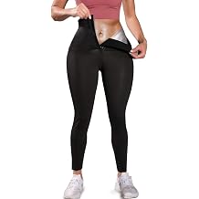 Mistirik Sauna Tayt Model Ya  Yakan Zay flatan Y ksek Bel Agrafl  Termal Tayt, M, Sauna-Taytervs, Siyah, Unisex Yeti kin