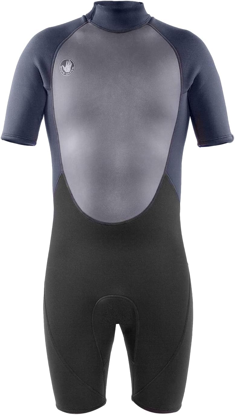 Body Glove Pro3 Junior Boys Girls Shorty Spring Wetsuit 2/1mm - Quadra Flex 4 Way Stretch - Thermal Lightweight Performance for Surfing, Bodyboarding, Swimming, Snorkeling, and Scuba Diving