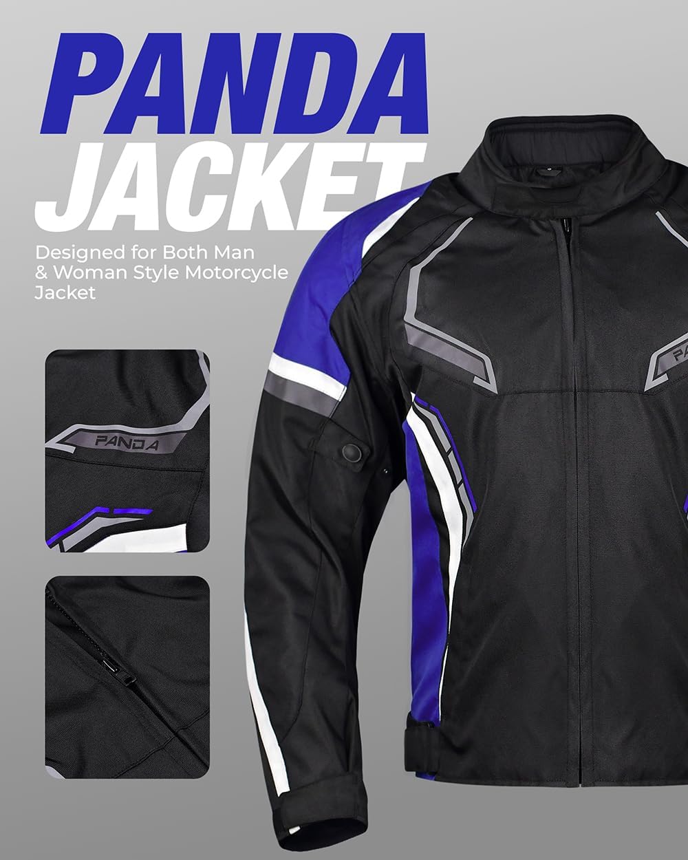 Motorcycle Jacket for Men & Women All Season Hi Viz Armored Safe Riding Enduro Dual Sport Motorbike Adventure Touring Jacket