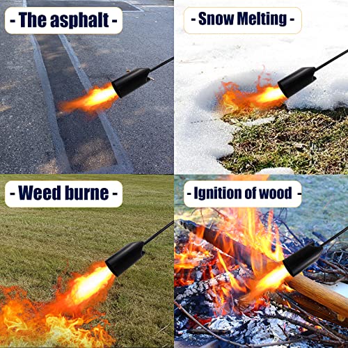 Propane Weed Burner , High Output 500,000 BTU with 10FT Hose Adjustable