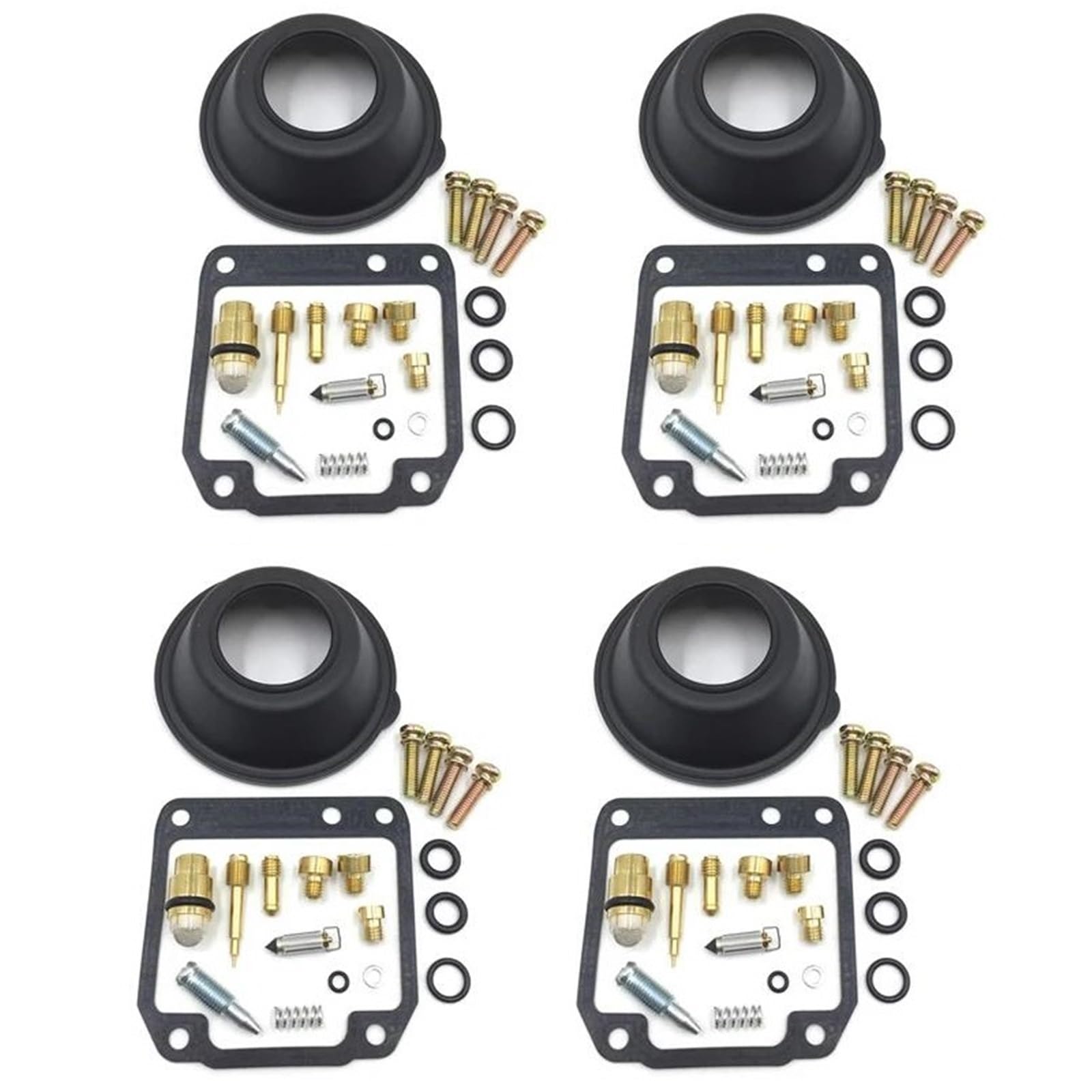 Kit de reparación de carburador para Motocicleta FZ600 YX600 FZ YX 600 Radian FZ600SSC YX600WWC,Kit de reconstrucción de carburador,depósito de Aceite y Flotador (Juego de 2)