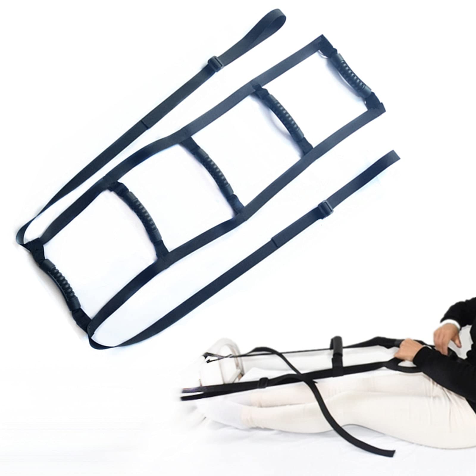 VNVFJKLO bedside safety rail, Bed Rail Assistance Devices, Medical Ladder Assist, for Elderly, Senior, Injury Recovery Patient, Pregnant, Handicap