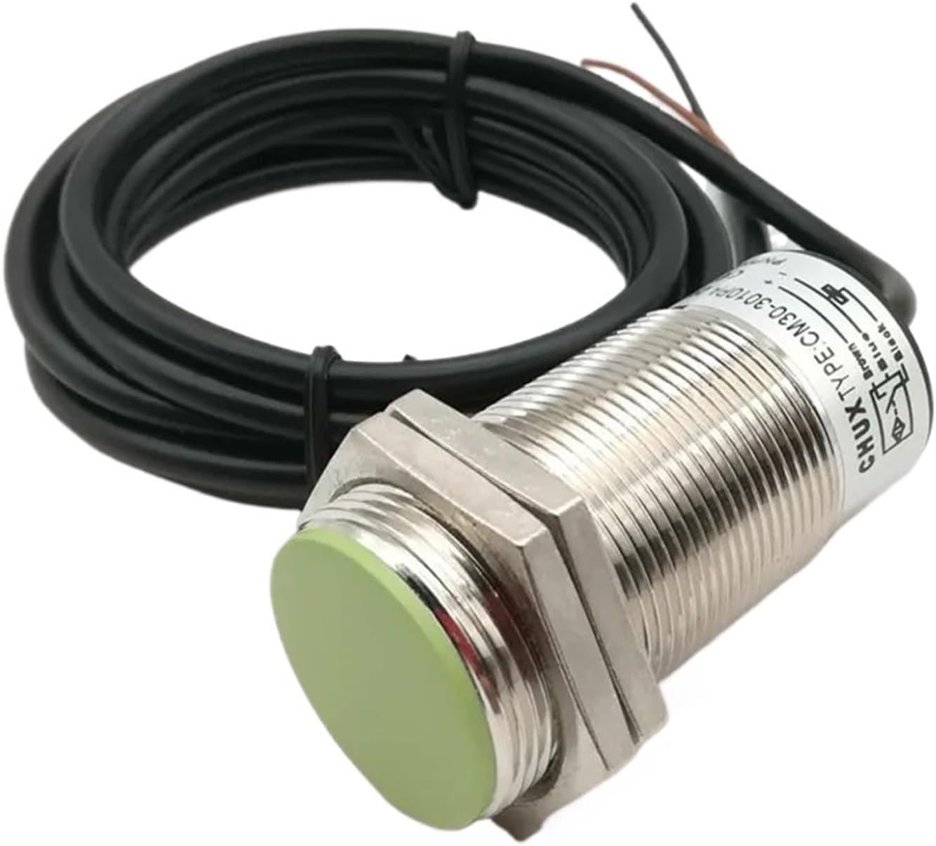 Capacitive Type Proximity Sensor Switch PNP 24V DC M30 NO/NC CM30 IP67 10mm Detect Distance Motion Level Sensor (Color : PNP NC)