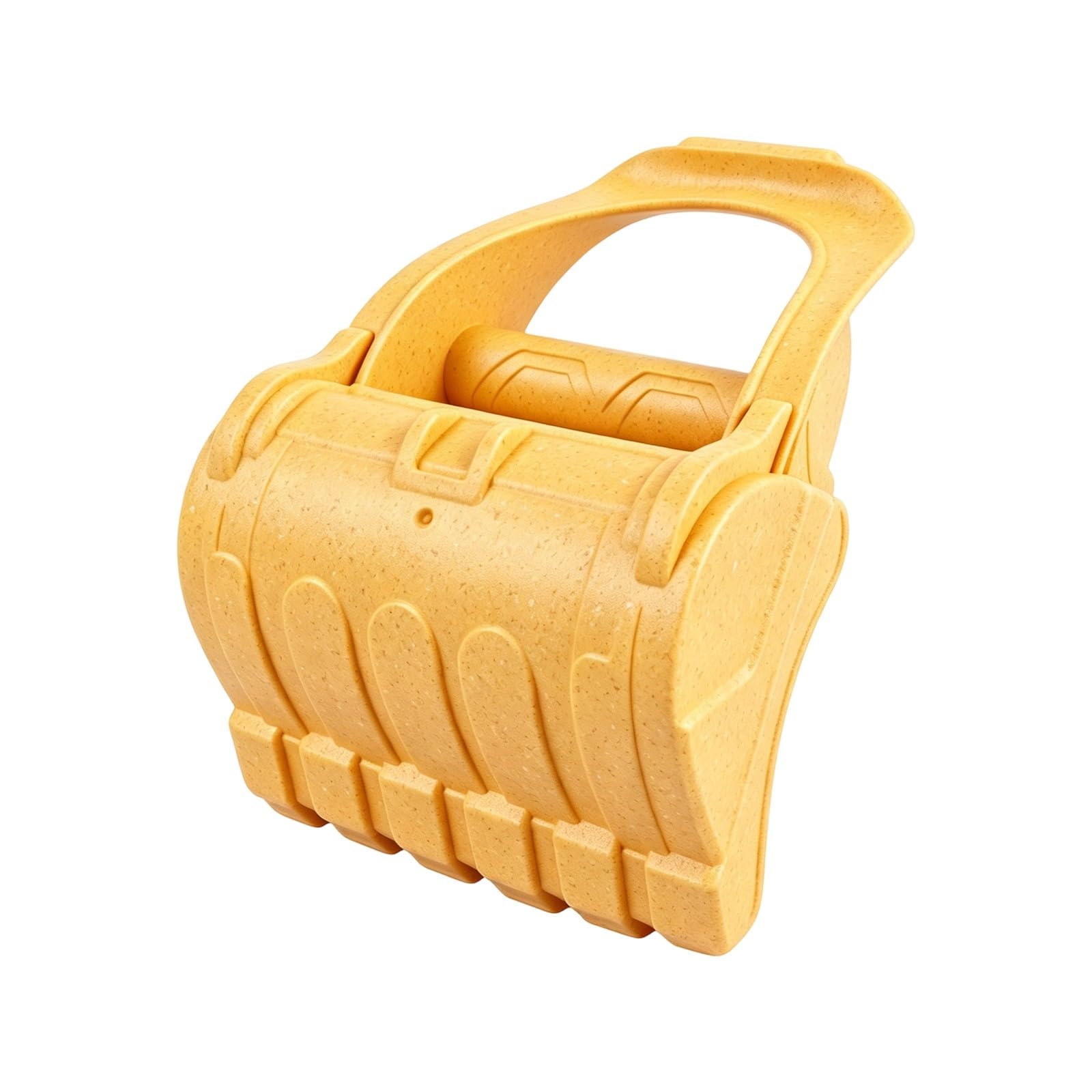YBWZH Kids Beach Sand Digging Claw Toys, 2 Styles Dinosaur Claw & Excavator Sand Grabber, Thick Wheat Straw Plastic Sandpit Diggers, Rounded Edge Safe Sands Toys for Boys Girls (Orange)