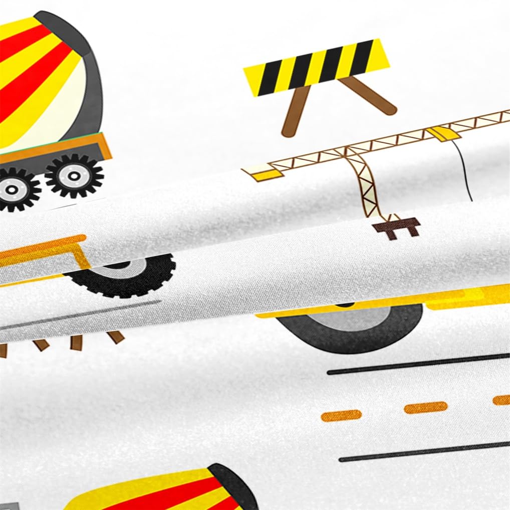 Infantil Juegos de Cama 3D Dibujos Animados Coches Tren Excavadora Impresiones Fundas nórdicas para Niños Niñas Adolescentes Funda de edredón (Estilo 4,220x240 cm - Cama 150 cm)