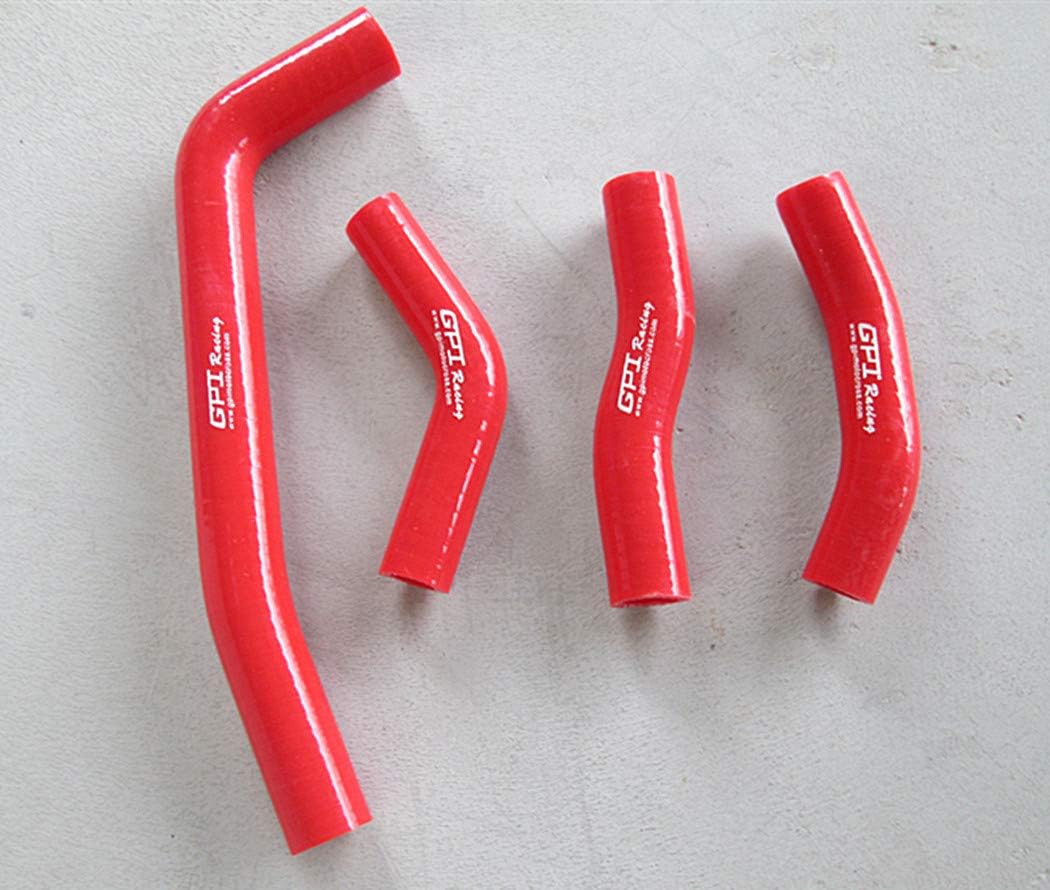 Aluminum Radiator + Silicone hose for 2010-2013 Honda CRF250R CRF250 2010 2011 2012 2013 (Red)