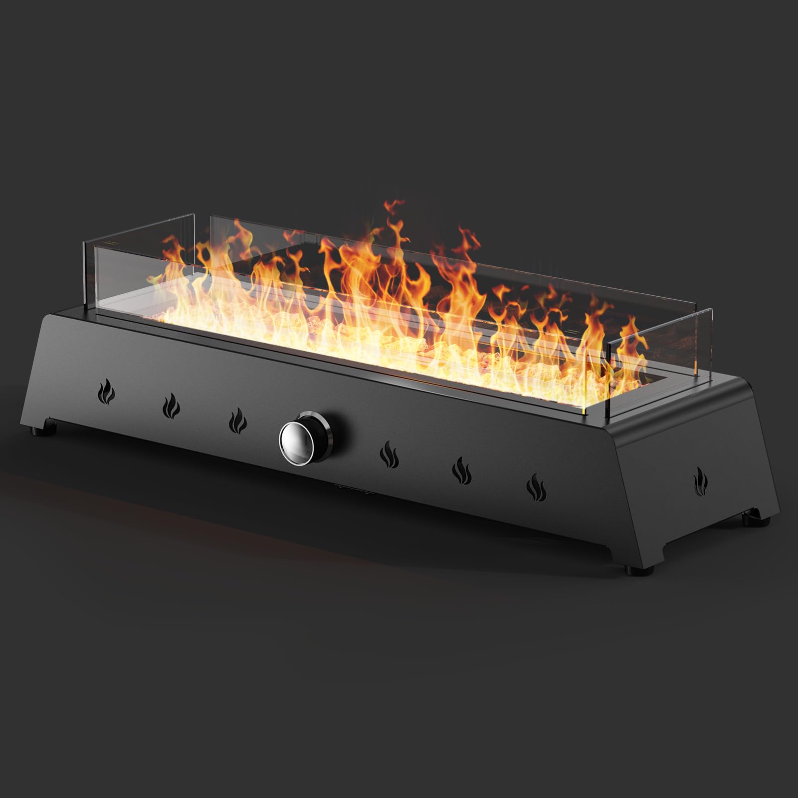 COMMA NINE コンマナイン LANDS / FirePlaceTable Amazon.com: 28'' Tabletop Fire Pit Table, 40,000 BTU Propane Fire