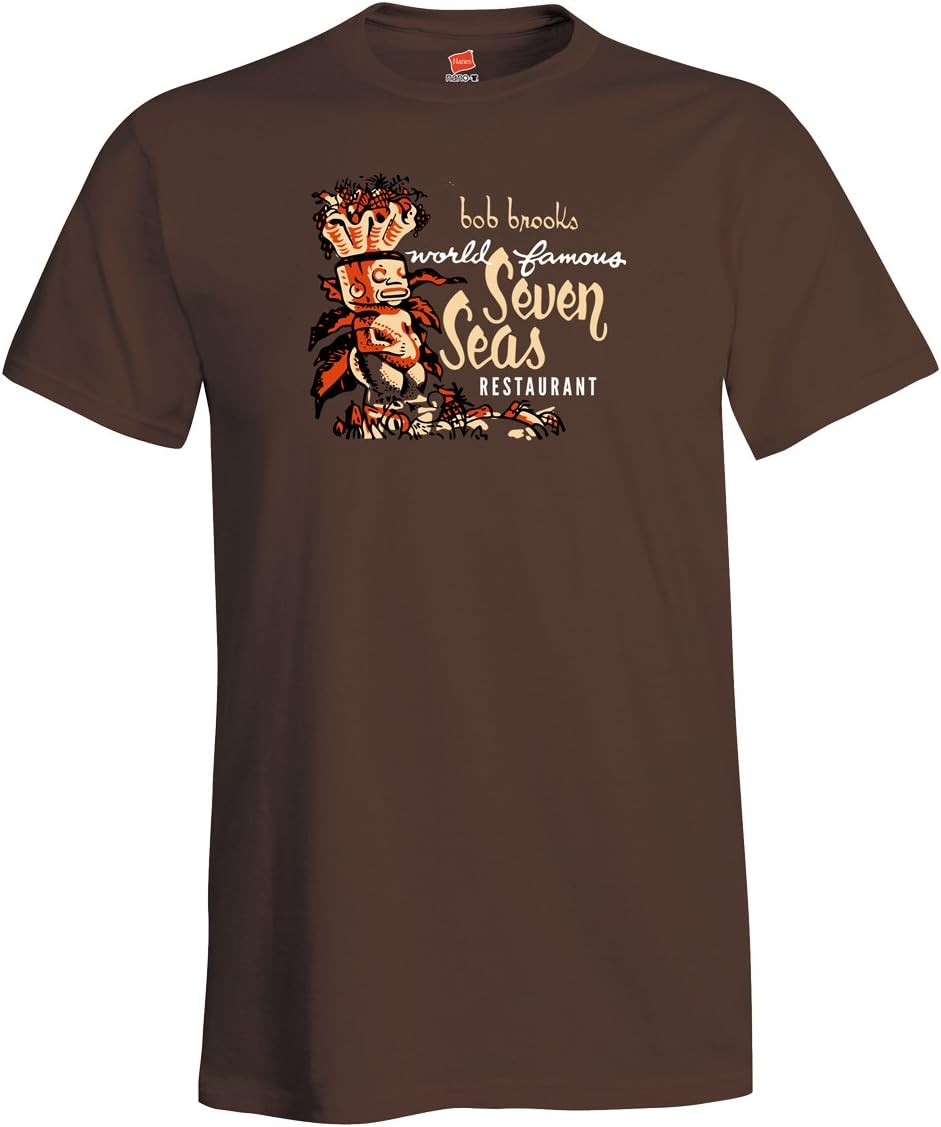Art Boutiki Bob Brooks Seven Seas Tiki Bar Mens T-Shirt