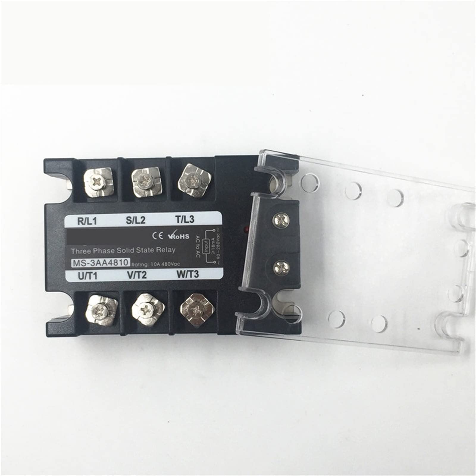 Relais triphasé TSR-10AA anti-arc électrique commande AC 90-280V sortie 10A - 6