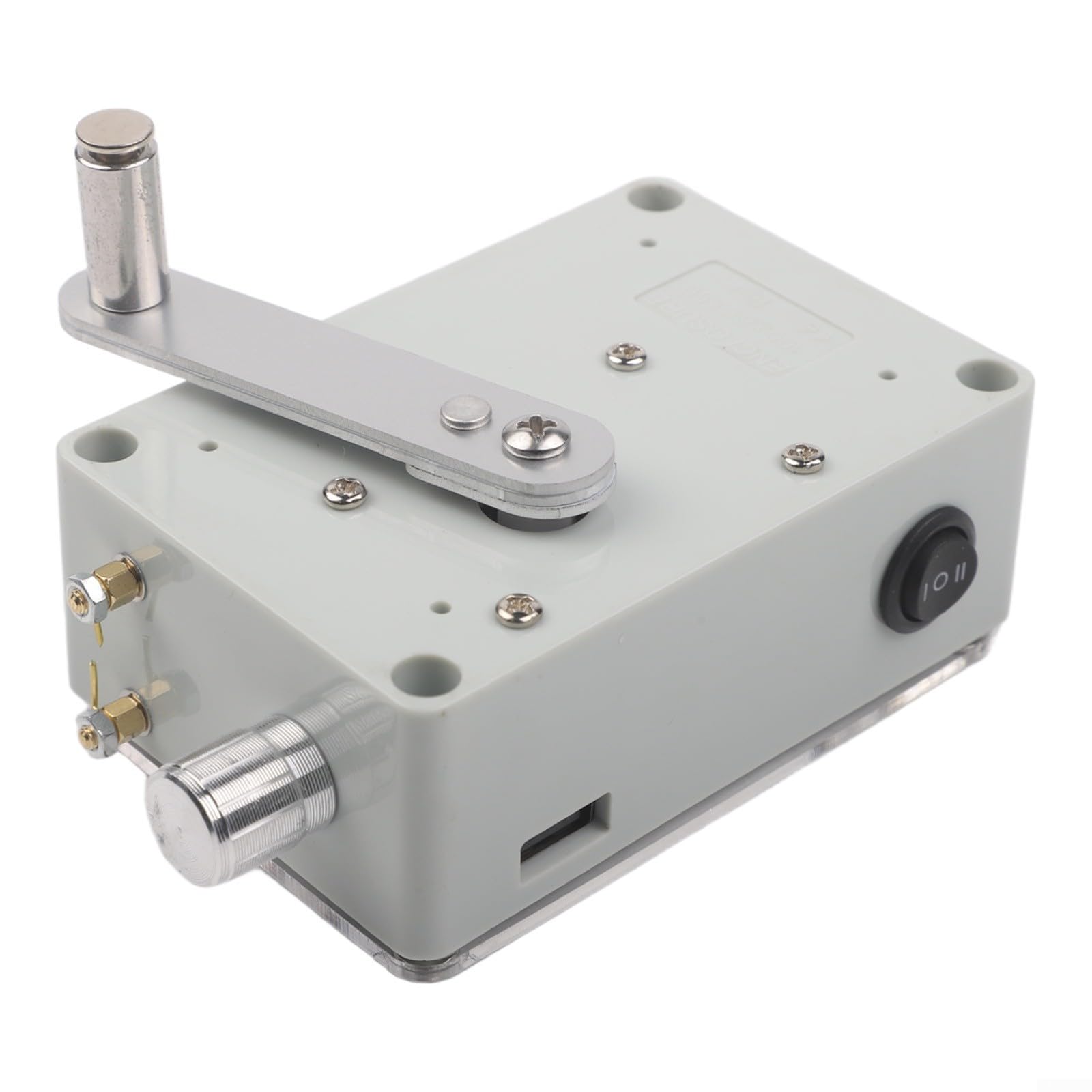 Générateur à manivelle avec allumage plasma et lumière COB pour éclairage de camping en plein air chargeur USB (version 1,2 V)