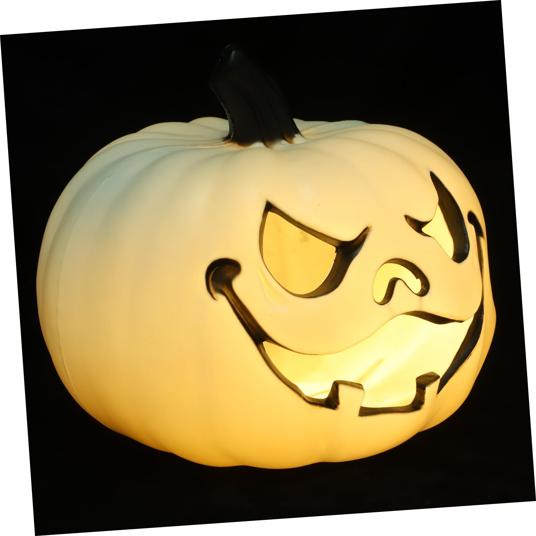 TOYANDONA Hollow Pumpkin Lamp Decoration for Halloween Pumpkin Table Lamp for Indoor Decor for Parties and Family Events Unique Halloween Centerpiece Decor