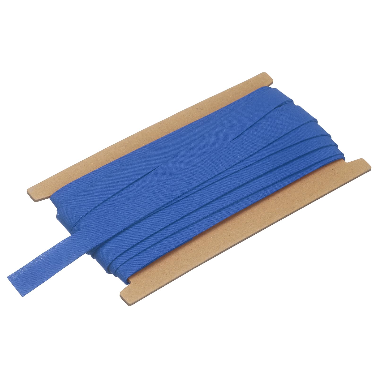 sourcing map 5/8 Inch Double Fold Bias Tape, Polyester Continuous Bulk Bias Tape for Sewing, Seaming Quilting Hemming Binding Crafts (Dark Blue 10 Yards)