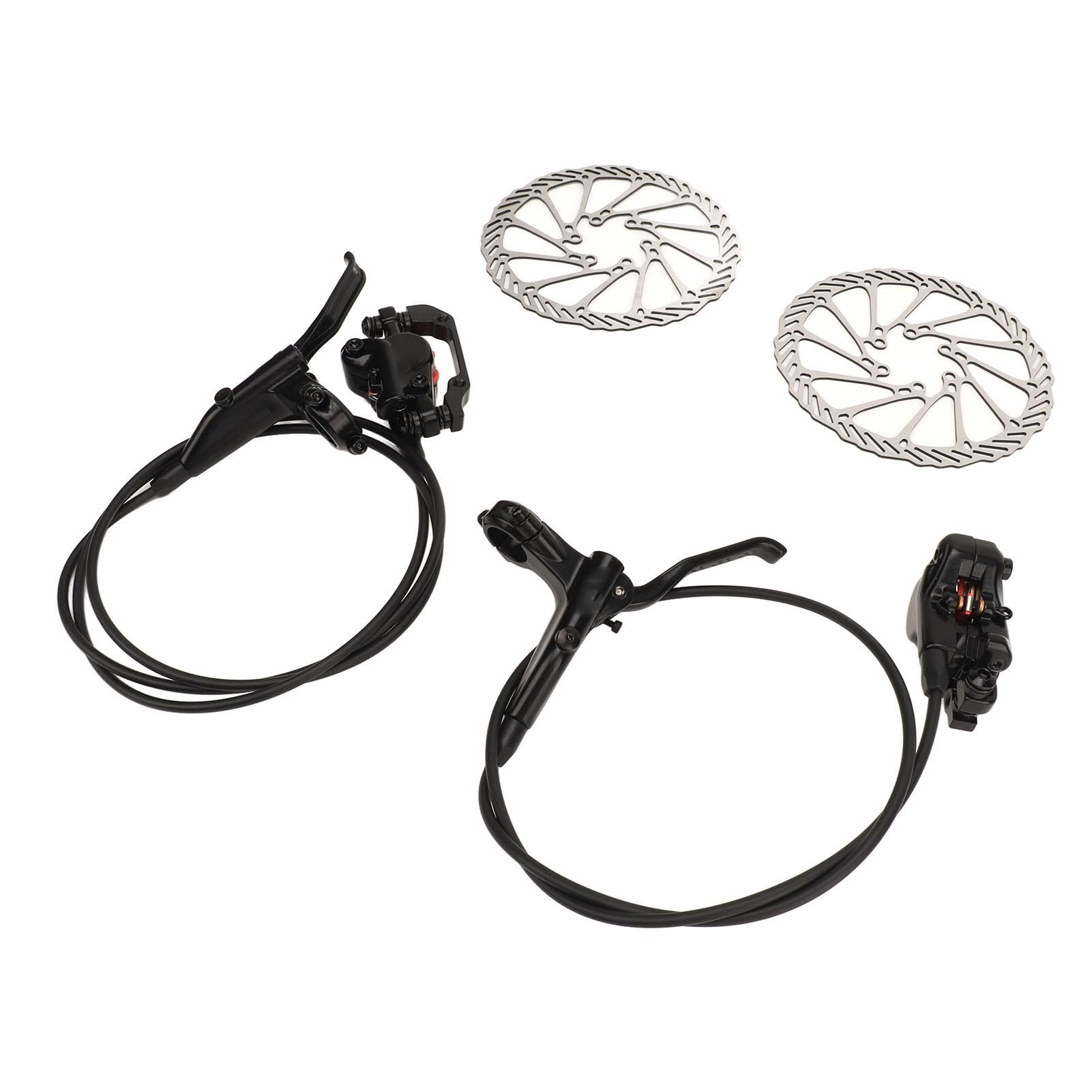 Kit Freno a Disco Idraulico per Mountain Bike, ingranaggio Fisso con Ruote Piccole Leggero, Costruzione in Lega di Alluminio con Prestazioni di frenata e