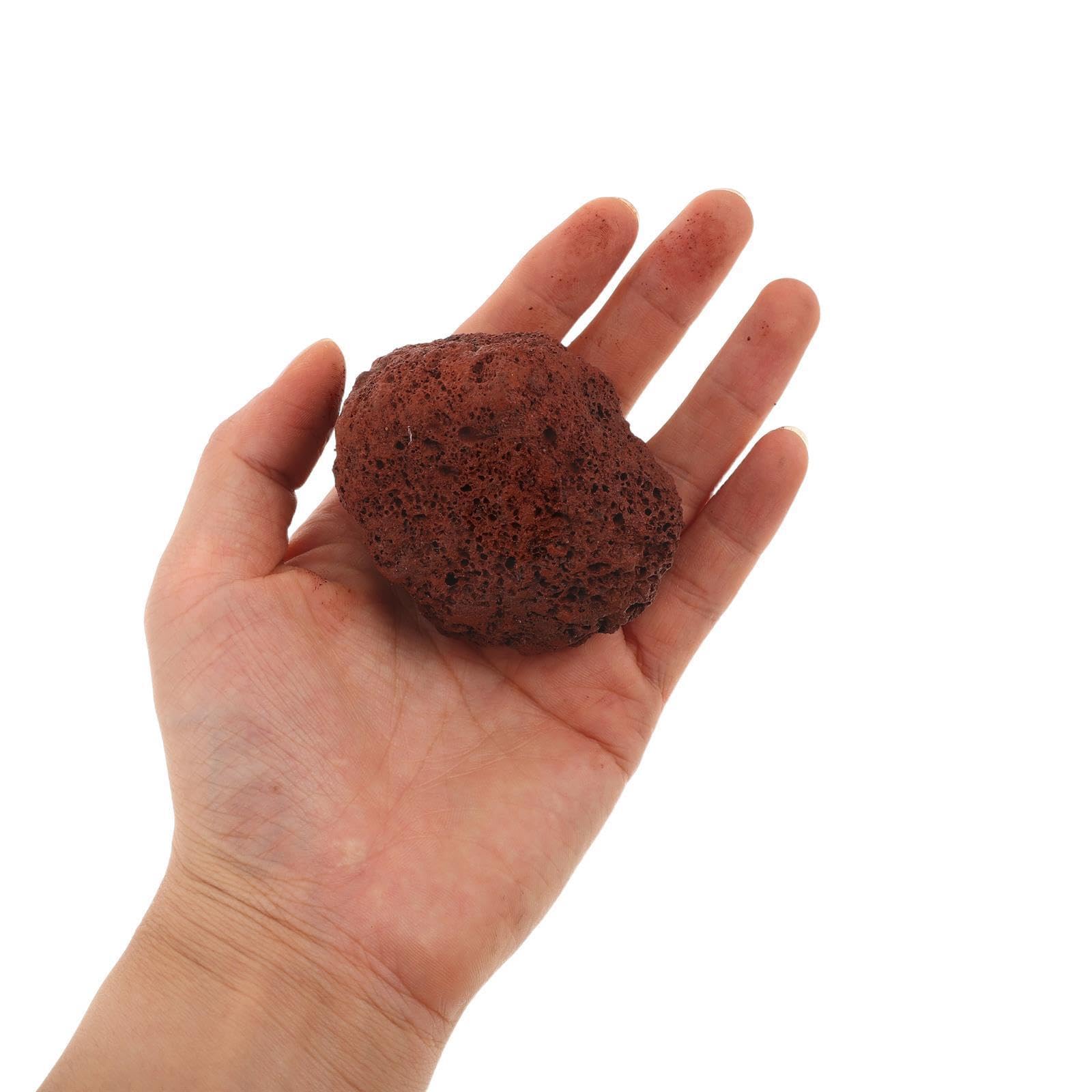 Sable de Fond en Pierre Gravier 1,5kg Issue de Volcan pour Aquarium, Décor Stable et Non Soluble pour Aquascaping et Poissons Betta
