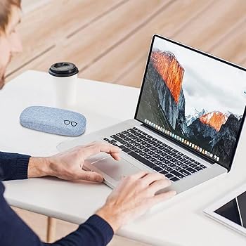 4 Custodie Rigide Per Occhiali Con Panno In Microfibra - Protezione Per Occhiali Da Sole E Da Vista | Dimensioni 16x6x3 Cm - Foto 11